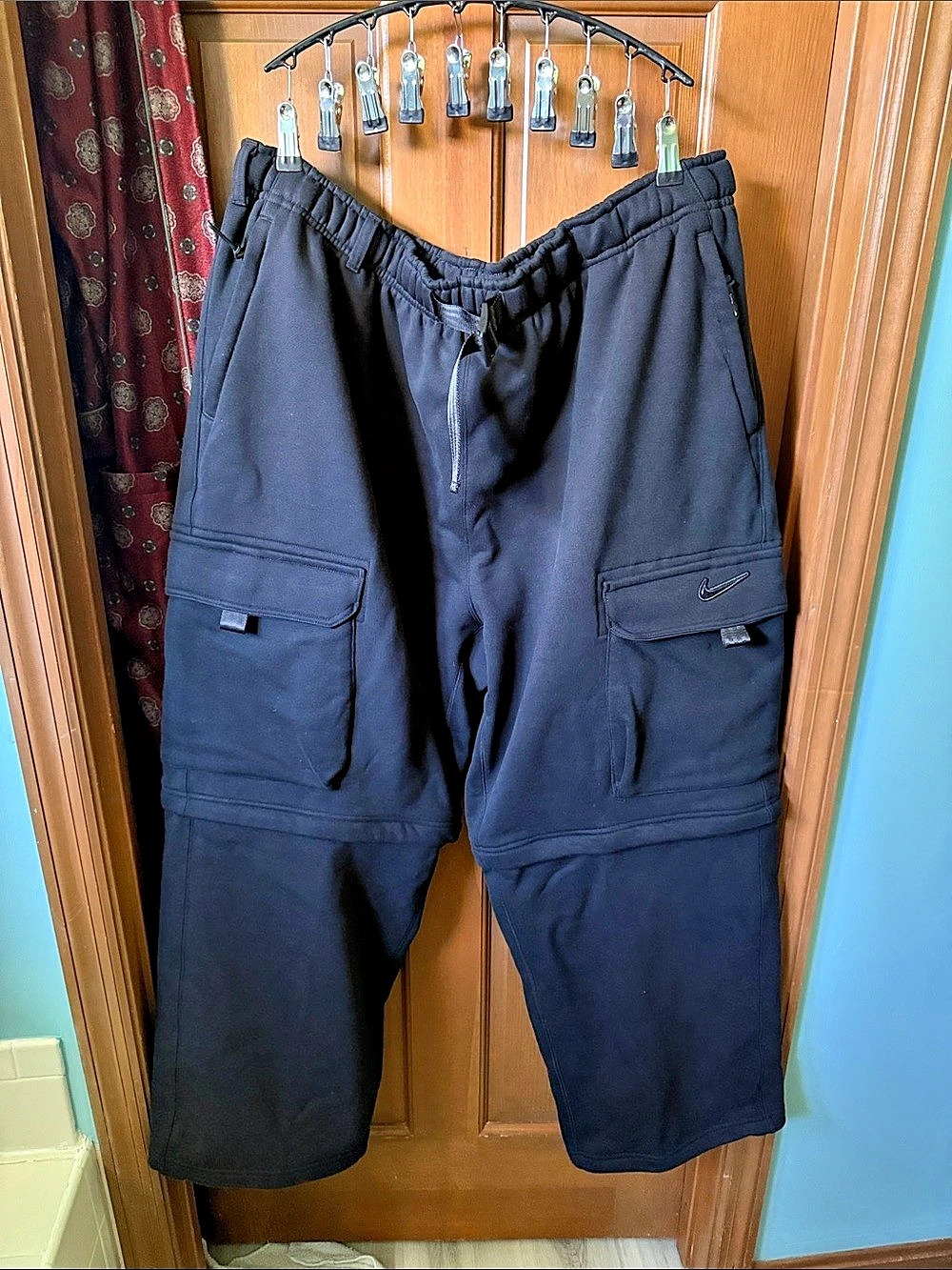Nike SB Ishod zip off Cargo Pants Black Size XXL (New! But No Price Tags)